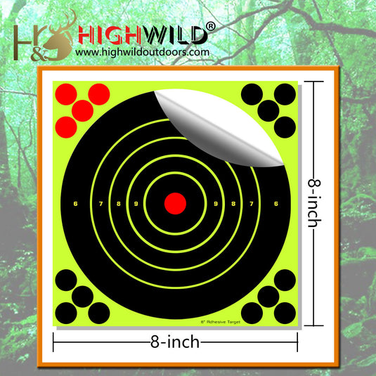 25 Splatterburst 8 Inch Stick Splatter Adhesive Reactive Shooting Yellow  Targets for sale online