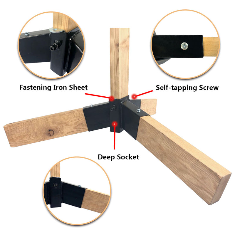 Load image into Gallery viewer, Tripod Bracket 2X4 Target Stand Base - 1 PACK
