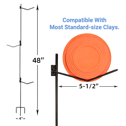 Clay Pigeon Target Holder - 3 Pack
