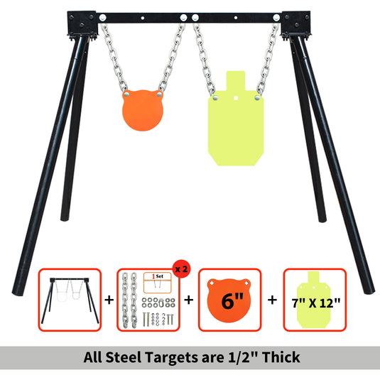 B001 Stand + Mounting Kit + 6" Gong, 7" X 12"Torso