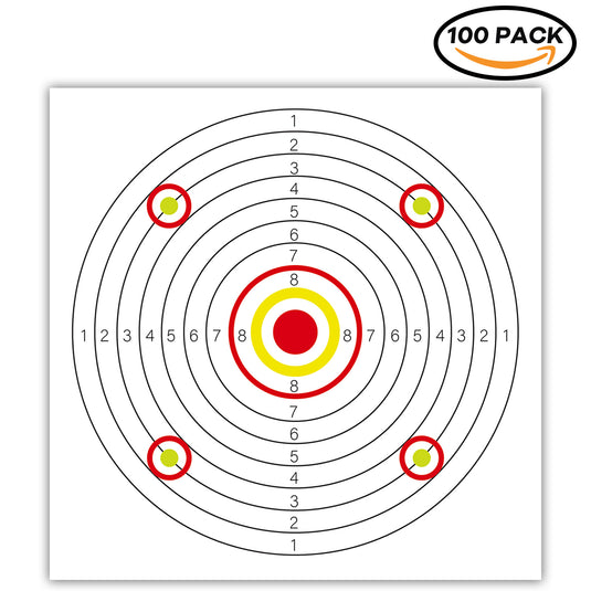 5.5" X 5.5" Paper Targets - Pack of 100