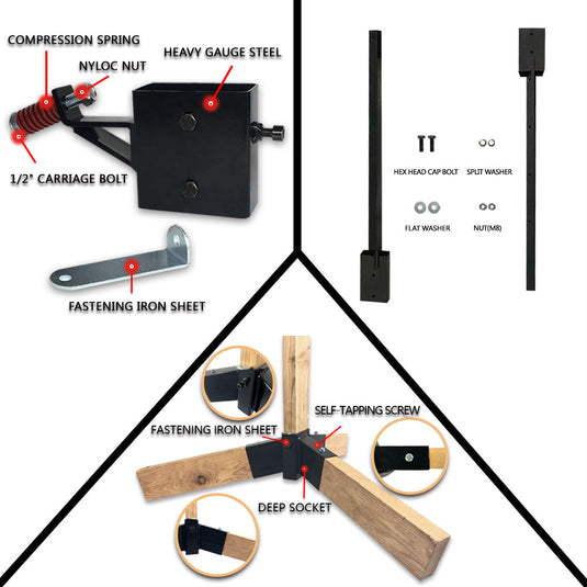 Tripod Base Stand + Mounting Kit + 7" X 12" Torso