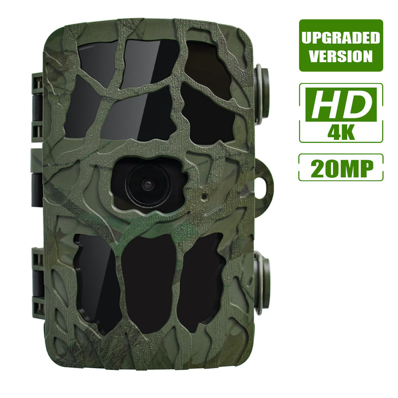 2-Pack 2K HD 36MP Trail Camera – 90° Wide Angle, IP66 Waterproof For Wildlife