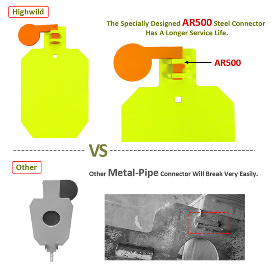 Double T-Shaped Base Stand + Mounting Kit + 12" X 20" Hostage Target