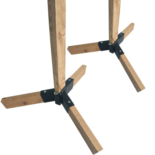 Tripod Bracket 2X4 Target Stand Base - 2 PACK