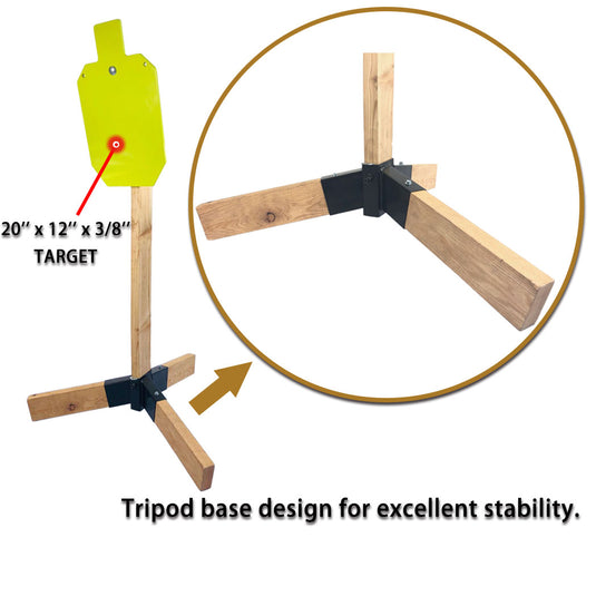 Tripod Bracket 2X4 Target Stand Base - 1 PACK