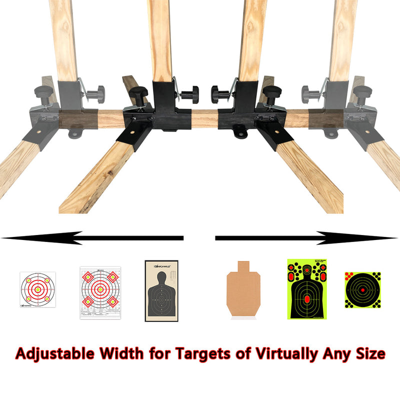 Load image into Gallery viewer, Adjustable Paper Target Stand Base - 4 PACK
