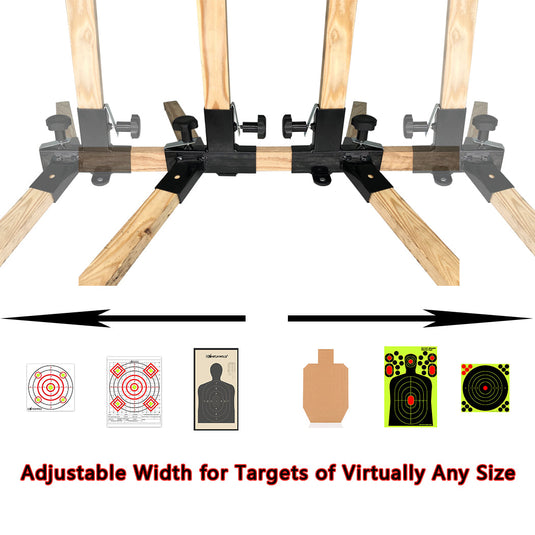 Adjustable Paper Target Stand Base - 4 PACK