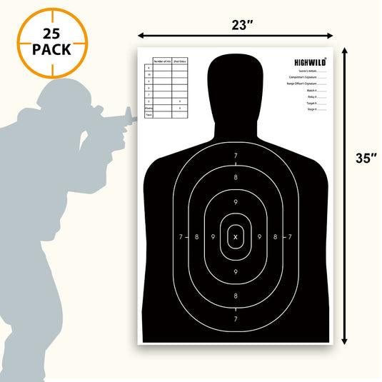 23" X 35" Paper Targets - Pack of 25