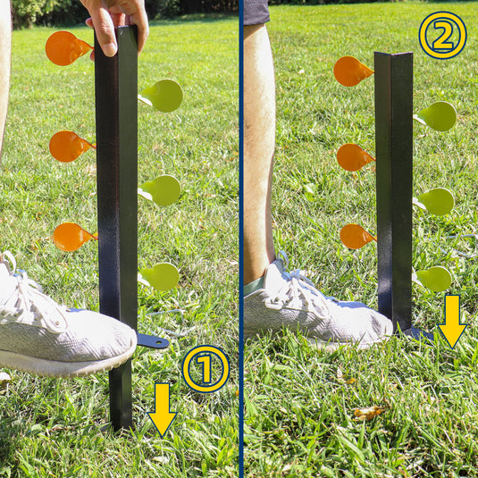 Steel Dueling Tree Target Metal Shooting Stand for Airsoft BB