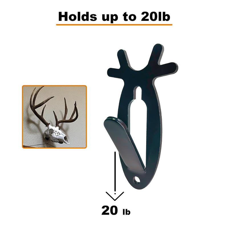 deer head with fish hook horns Highwild European Mount Skull Hanger European Skull Mount Deer Mount Skull Mounts for Deer Heads Deer head Mount euro Hanger Skull Mount European