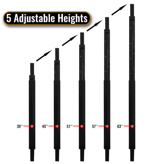 Adjustable Height Steel Post