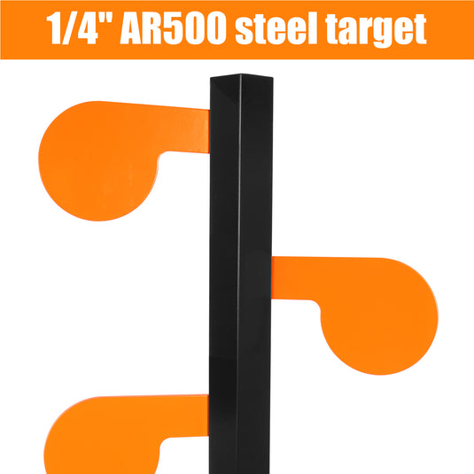1/4" AR500 Steel Target Dueling Tree Stand - Upgraded