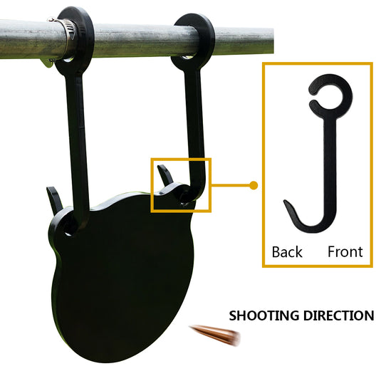 6-Inch AR500 Steel Pipe Target Hanger