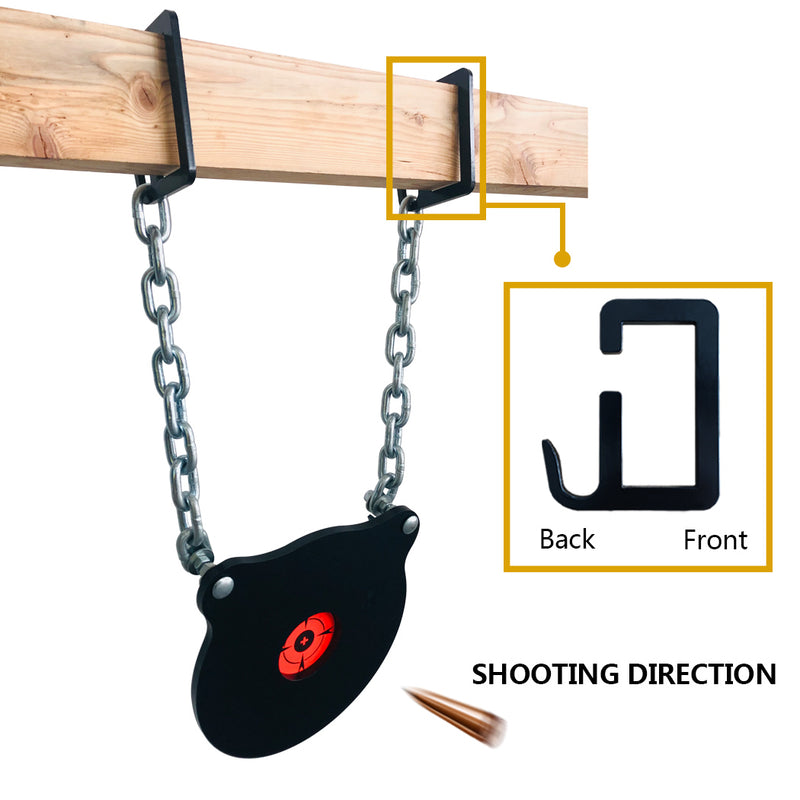 Load image into Gallery viewer, AR500 Steel 2X4 Target Hanger - 2 SET
