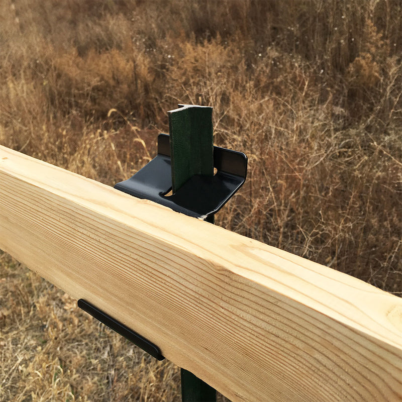 Load image into Gallery viewer, T-Post 2x4 Bracket Target Mount - 4 Pack
