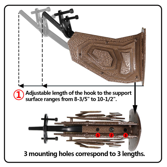 European Trophy Mount - Large Hook