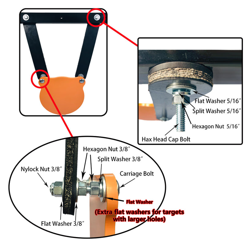 Load image into Gallery viewer, Target Hanging Strap Mounting Kit - 1 SET
