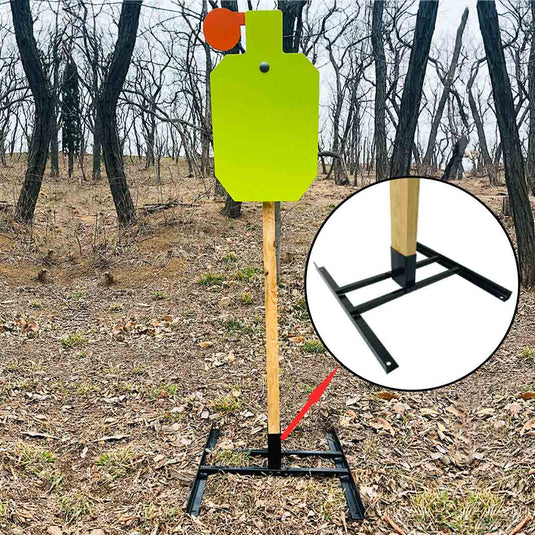 Double T-Shaped 2X4 Target Stand Base