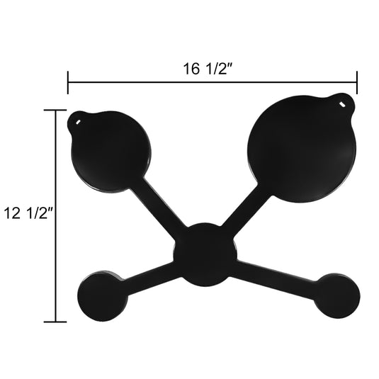 3/8" AR500 Steel Multi-Circle Target