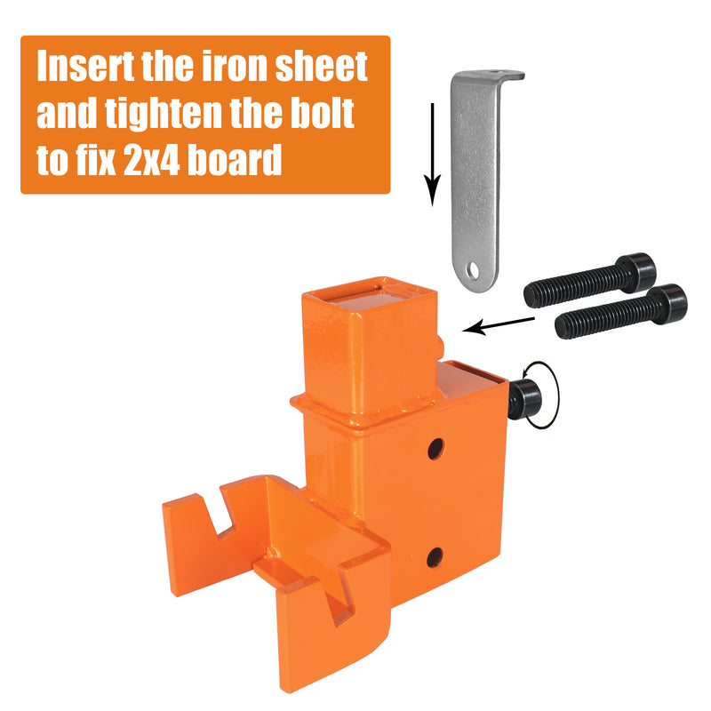 2x4 & T-Post Target Hanger, Target Mount Bracket - Only for 12