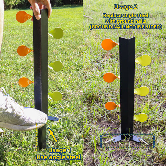 Steel Dueling Tree Target Metal Shooting Stand for Airsoft BB