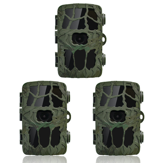 3 Pack Highwild 20MP 4K Trail Game Camera