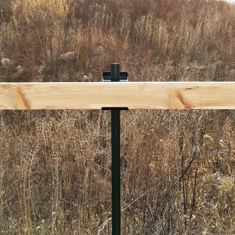 Load image into Gallery viewer, T-Post 2x4 Bracket Target Mount - 4 Pack
