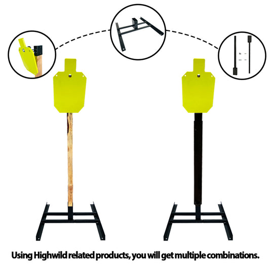 Double T-Shaped 2X4 Target Stand Base