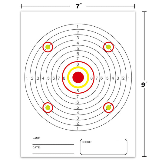 7 Point Paper Target 7