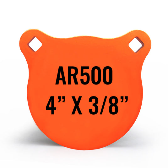 4" X 3/8" AR500 Steel Gong Shooting Target