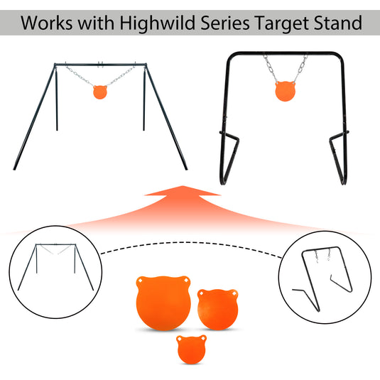 1/2" AR500 Gong Targets - 4", 6", 8"