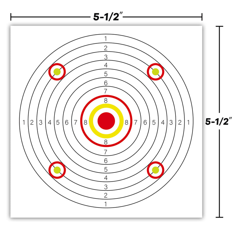 Load image into Gallery viewer, 5.5&quot; X 5.5&quot; Paper Targets - Pack of 100
