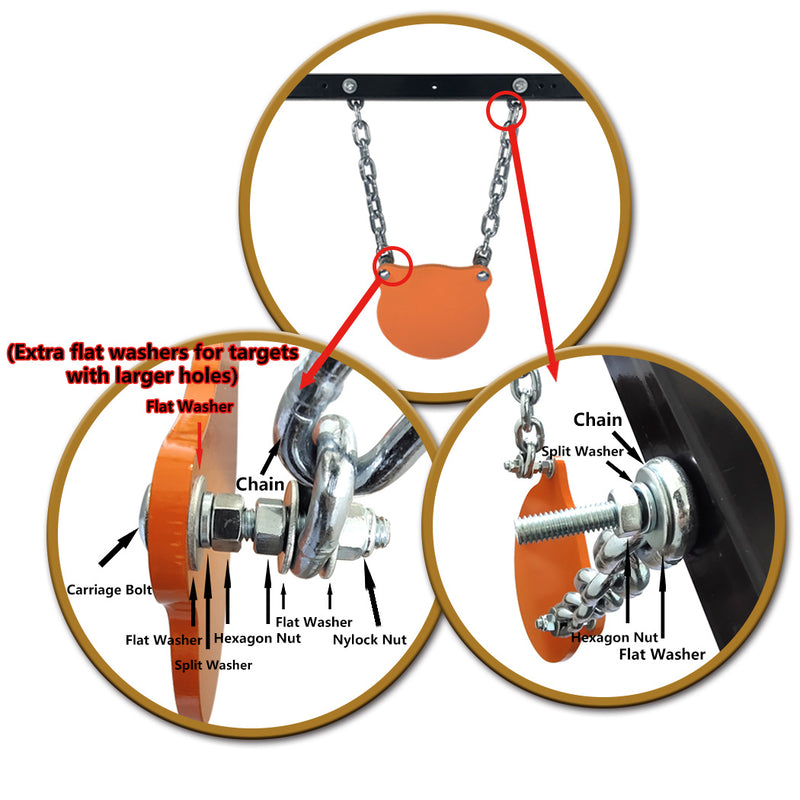 Load image into Gallery viewer, Target Hanging Chain Mounting Kit - 3 SET
