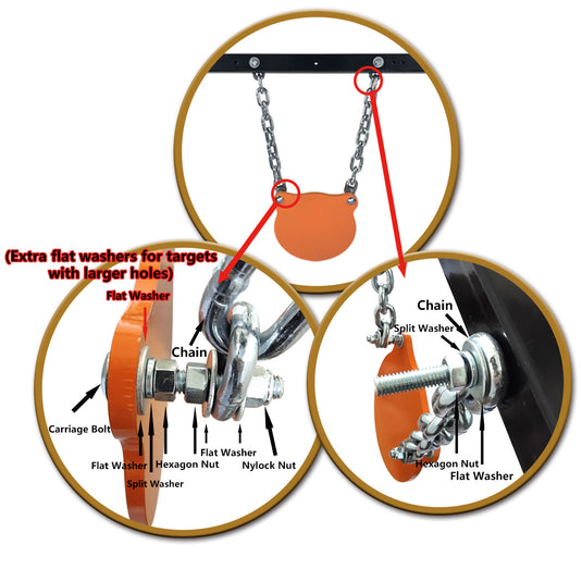 Target Hanging Chain Mounting Kit - 3 SET