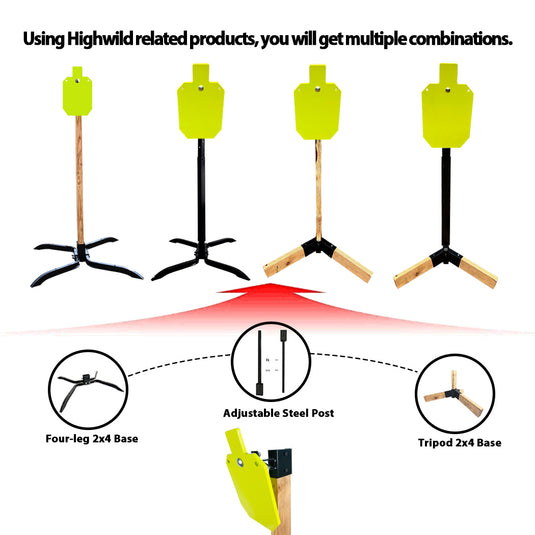 7" X 12" Torso + 2X4 Target Mount Kit