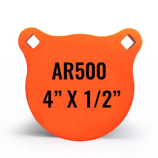 4" X 1/2" AR500 Steel Gong Shooting Target