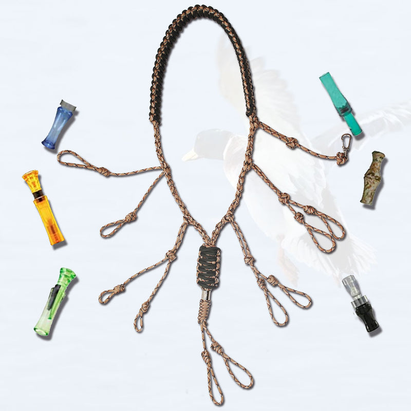 Load image into Gallery viewer, Green Camo Duck Call Lanyard
