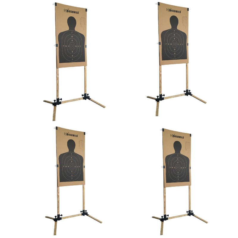 Load image into Gallery viewer, Adjustable Paper Target Stand Base - 4 PACK

