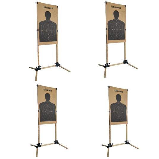 Adjustable Paper Target Stand Base - 6 PACK