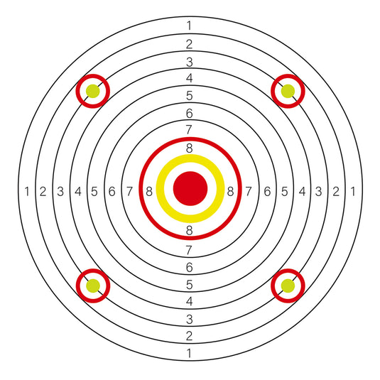 5.5" X 5.5" Paper Targets - Pack of 100