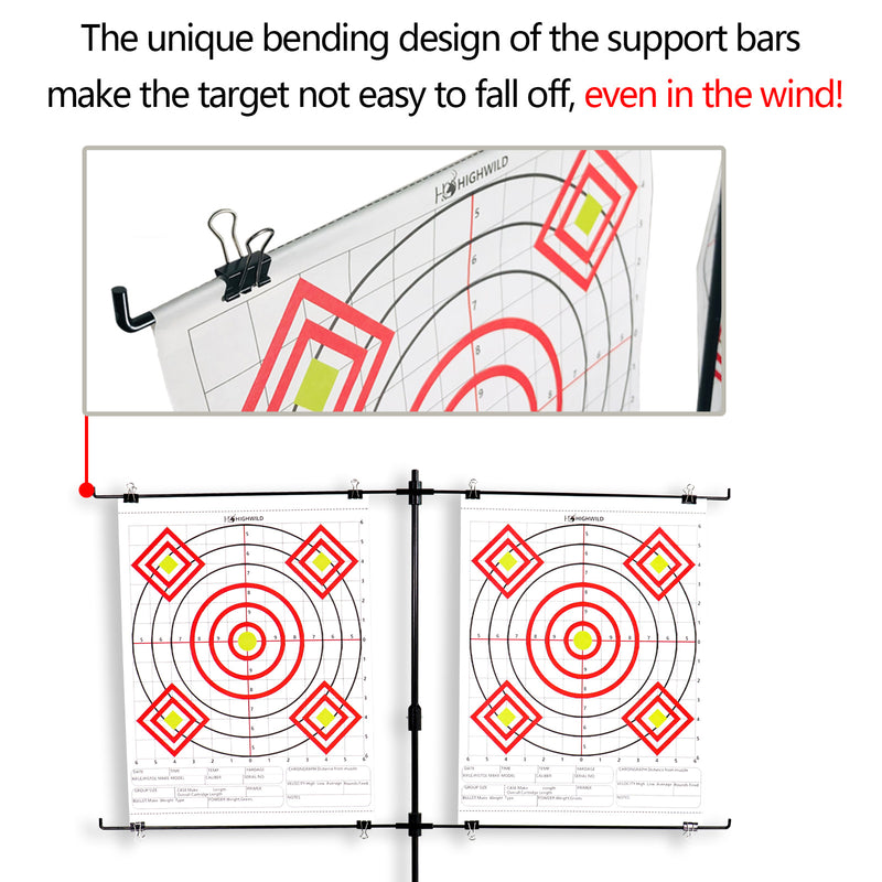 Load image into Gallery viewer, Adjustable Paper Target Stand - for B001 Target Stand &amp; Lumber Board
