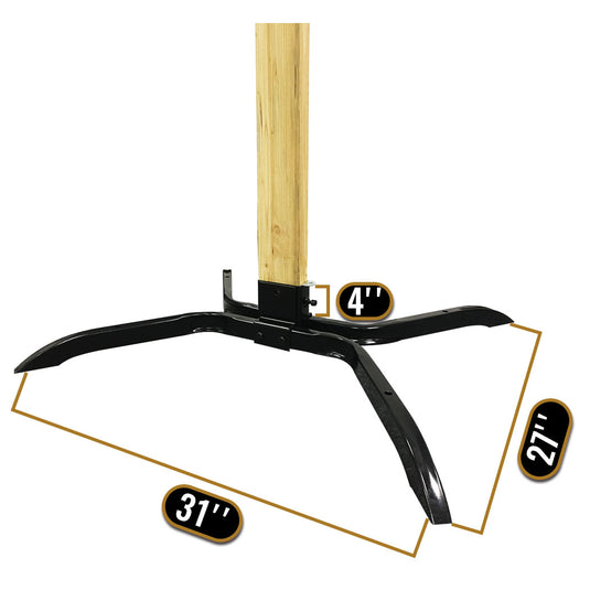 12" X 20" X 3/8" Hostage Target Stand System