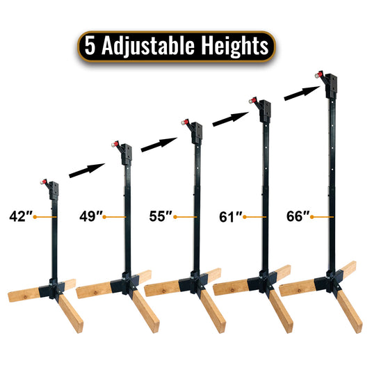 Tripod Base Stand + Mounting Kit + 8" Gong