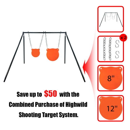 B003 Stand + Mounting Kit + 8", 12" Gong