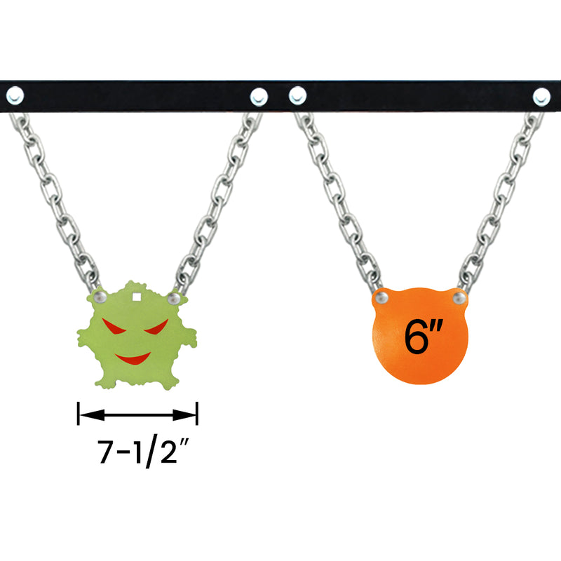 Load image into Gallery viewer, 7&quot; X 3/8&quot; AR500 Steel Monster Shaped Target
