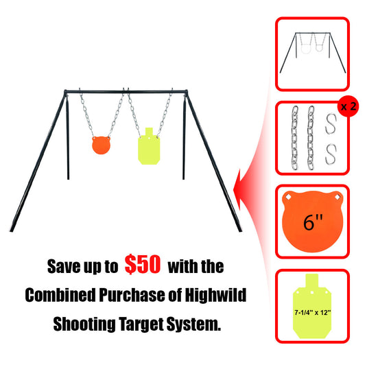 B003 Stand + Mounting Kit + 6" Gong, 7" X 12"Torso