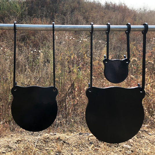 11-Inch AR500 Steel Pipe Target Hanger - 1 SET