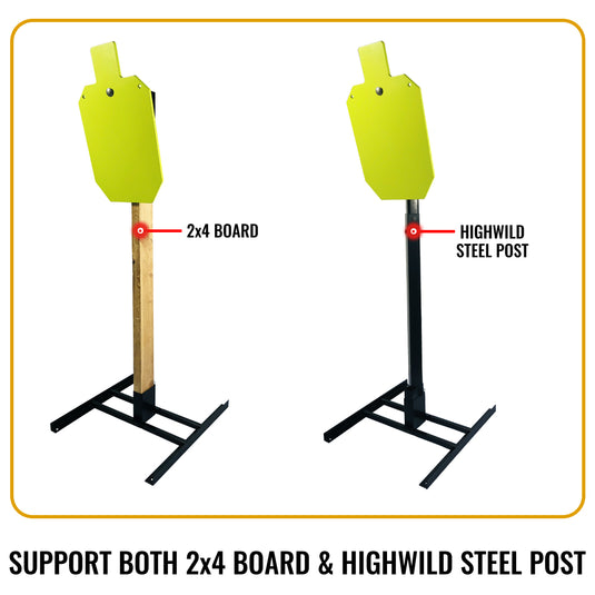 Double T-Shaped 2X4 Target Stand Base