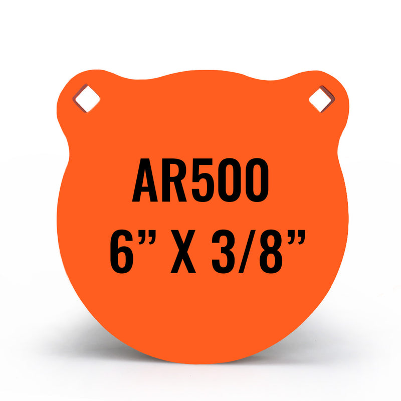 Load image into Gallery viewer, 6&quot; X 3/8&quot; AR500 Steel Gong Shooting Target

